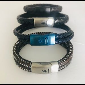 Bracelets. Leather and Rope. Clearance Collection